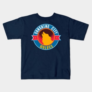 sunshine city wolves andteam Kids T-Shirt